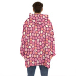 Cute Easter Eggs Pattern Print Hoodie Blanket