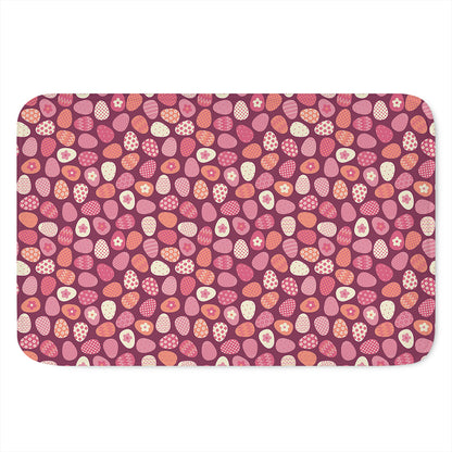 Cute Easter Eggs Pattern Print Indoor Door Mat