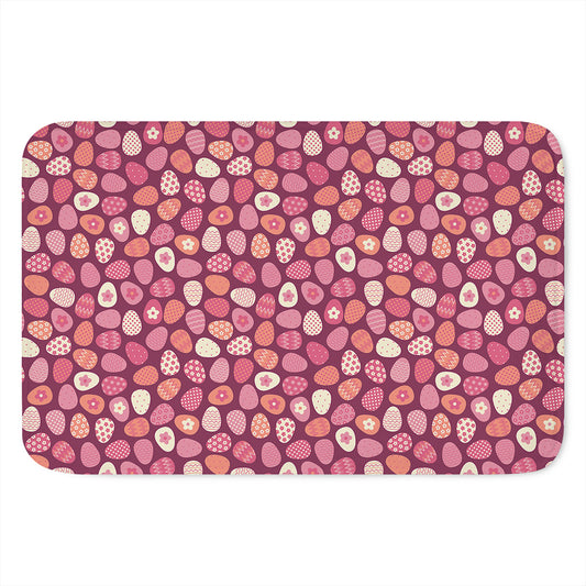 Cute Easter Eggs Pattern Print Indoor Door Mat
