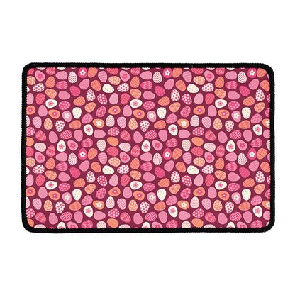 Cute Easter Eggs Pattern Print Kitchen Mat