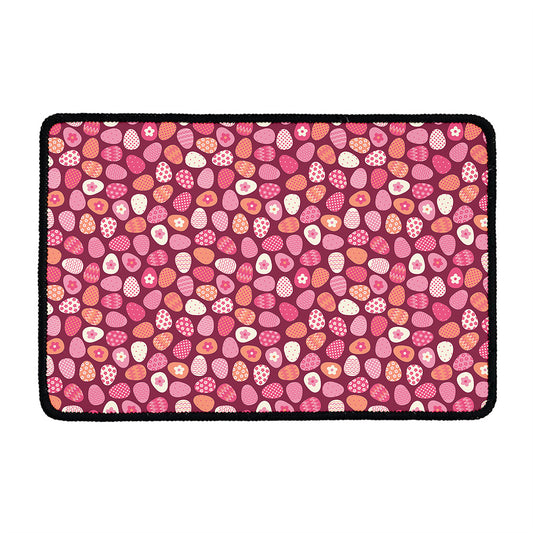 Cute Easter Eggs Pattern Print Kitchen Mat