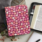 Cute Easter Eggs Pattern Print Leather Bible Cover