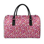 Cute Easter Eggs Pattern Print Leather Duffle Bag