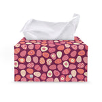 Cute Easter Eggs Pattern Print Leather Tissue Box Cover