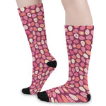 Cute Easter Eggs Pattern Print Long Socks
