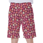Cute Easter Eggs Pattern Print Men's Beach Shorts