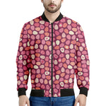 Cute Easter Eggs Pattern Print Men's Bomber Jacket