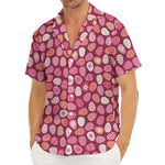 Cute Easter Eggs Pattern Print Men's Deep V-Neck Shirt
