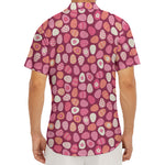Cute Easter Eggs Pattern Print Men's Deep V-Neck Shirt