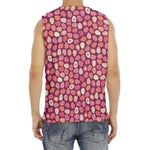 Cute Easter Eggs Pattern Print Men's Fitness Tank Top