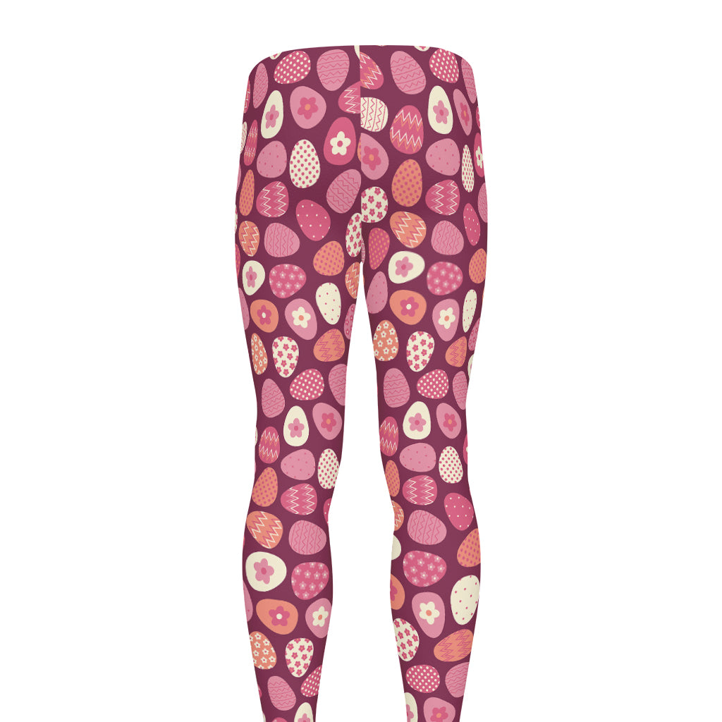 Cute Easter Eggs Pattern Print Men's leggings