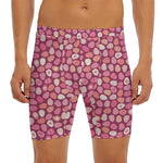 Cute Easter Eggs Pattern Print Men's Long Boxer Briefs