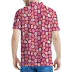 Cute Easter Eggs Pattern Print Men's Polo Shirt