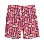 Cute Easter Eggs Pattern Print Men's Sports Shorts