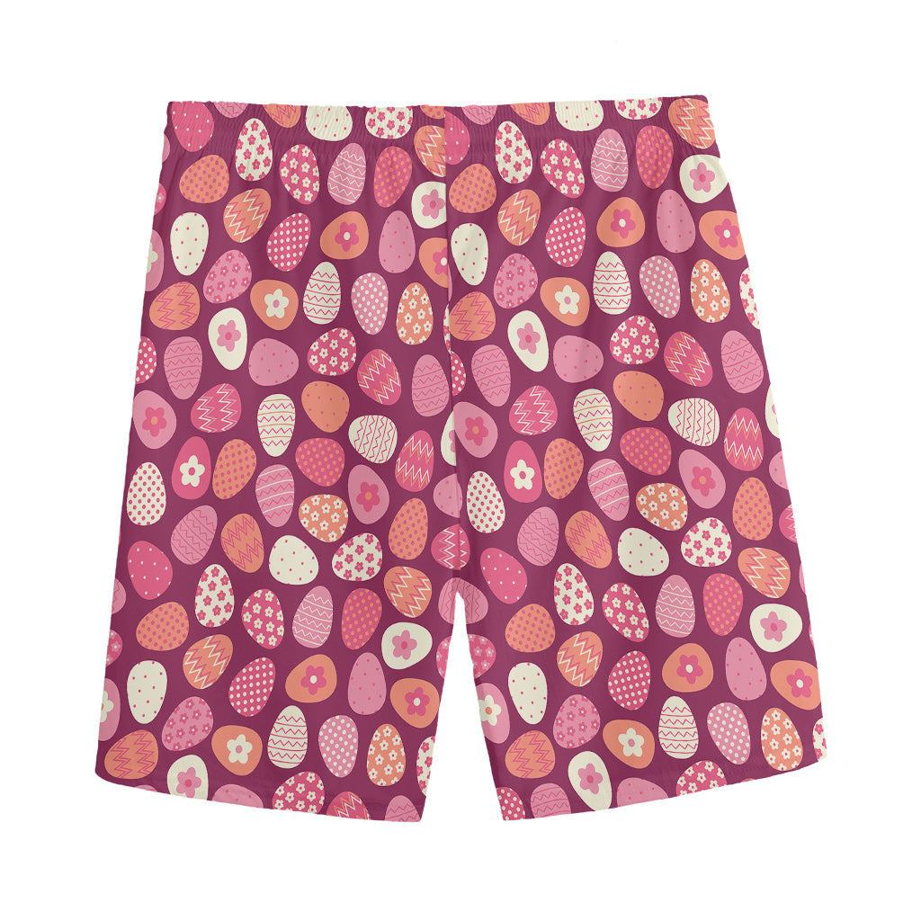 Cute Easter Eggs Pattern Print Men's Sports Shorts