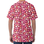 Cute Easter Eggs Pattern Print Men's Velvet T-Shirt