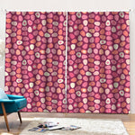 Cute Easter Eggs Pattern Print Pencil Pleat Curtains
