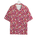 Cute Easter Eggs Pattern Print Rayon Hawaiian Shirt