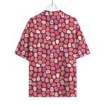 Cute Easter Eggs Pattern Print Rayon Hawaiian Shirt