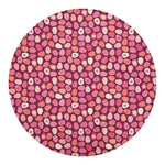 Cute Easter Eggs Pattern Print Round Blanket