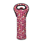 Cute Easter Eggs Pattern Print Single Neoprene Wine Tote
