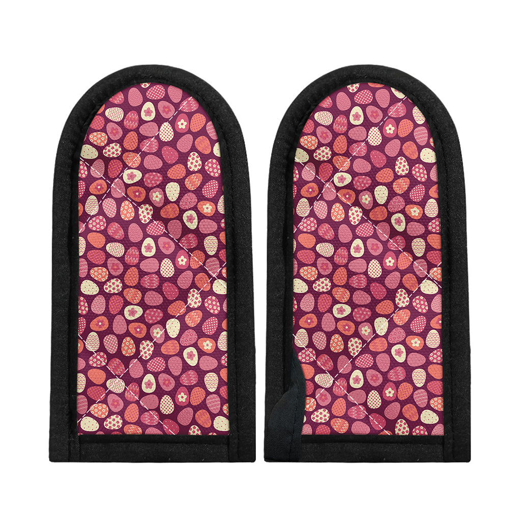 Cute Easter Eggs Pattern Print Skillet Handle Cover