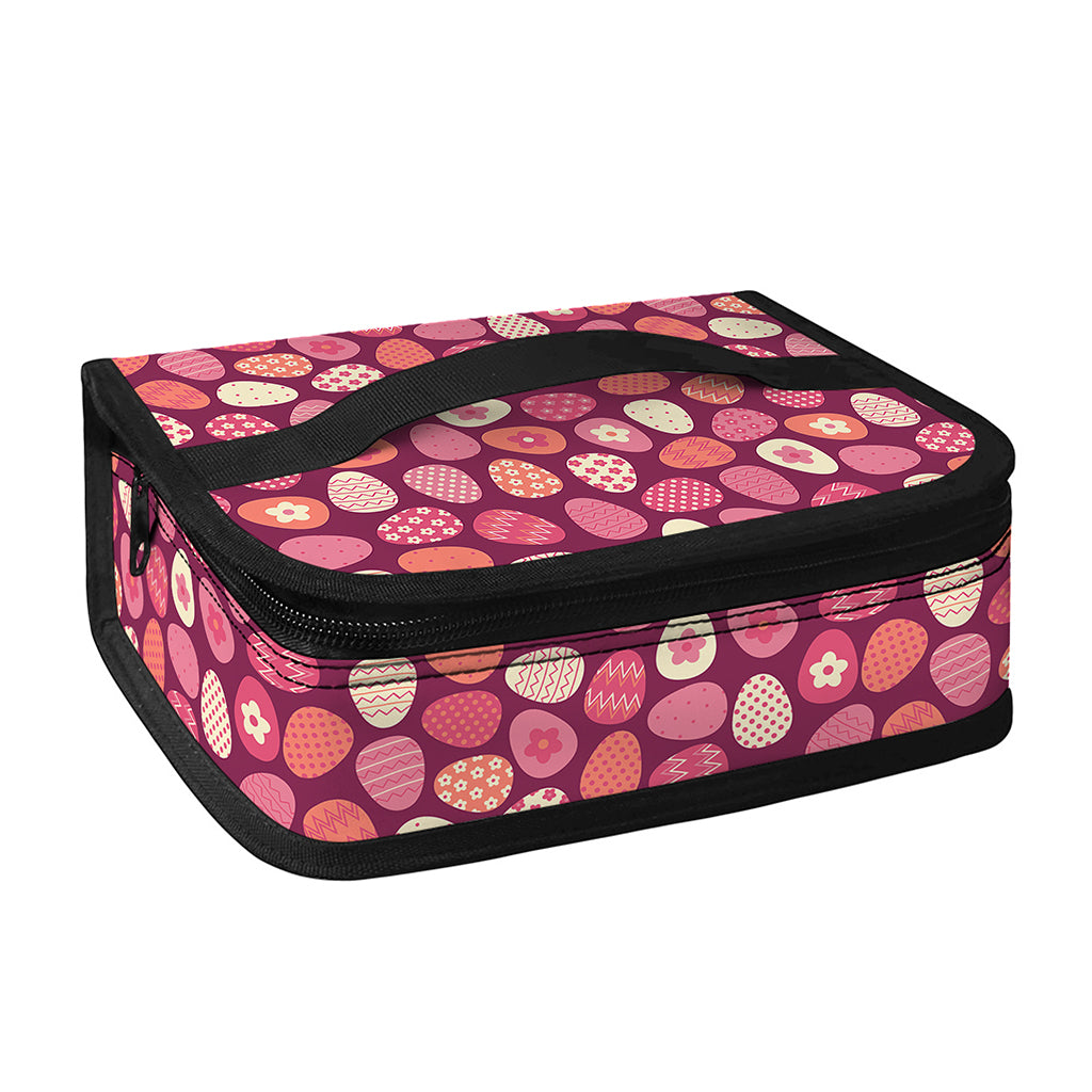 Cute Easter Eggs Pattern Print Small Lunch Bag