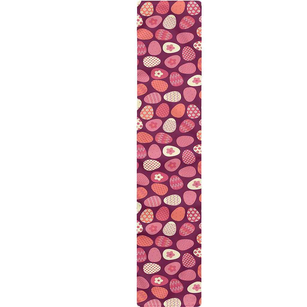 Cute Easter Eggs Pattern Print Table Runner