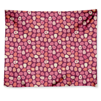 Cute Easter Eggs Pattern Print Tapestry