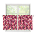 Cute Easter Eggs Pattern Print Tier Curtains