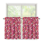 Cute Easter Eggs Pattern Print Tier Curtains