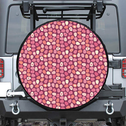Cute Easter Eggs Pattern Print Tire Cover