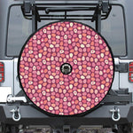 Cute Easter Eggs Pattern Print Tire Cover With Camera Hole