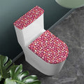 Cute Easter Eggs Pattern Print Toilet Lid And Tank Cover Set