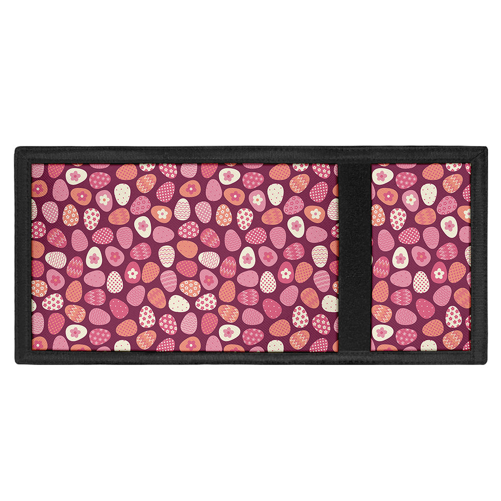 Cute Easter Eggs Pattern Print Trifold Wallet