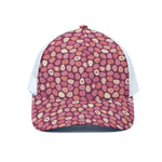 Cute Easter Eggs Pattern Print White Mesh Trucker Cap
