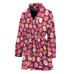 Cute Easter Eggs Pattern Print Women's Bathrobe