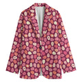Cute Easter Eggs Pattern Print Women's Blazer