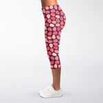 Cute Easter Eggs Pattern Print Women's Capri Leggings