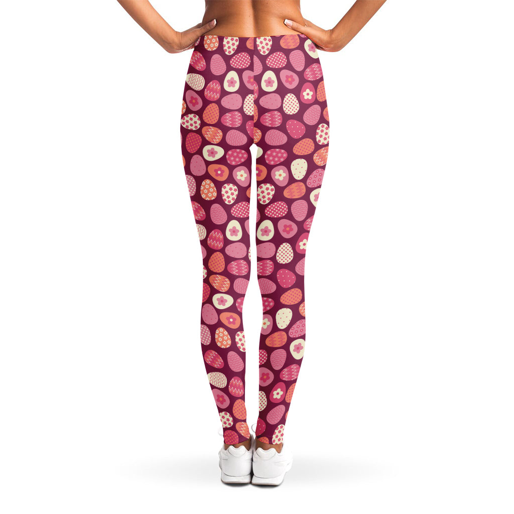 Cute Easter Eggs Pattern Print Women's Leggings