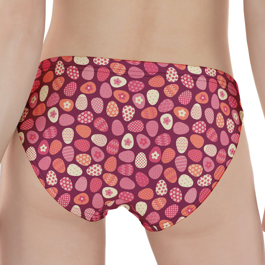 Cute Easter Eggs Pattern Print Women's Panties