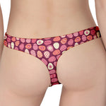 Cute Easter Eggs Pattern Print Women's Thong