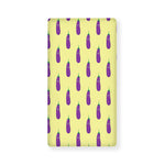 Cute Eggplant Pattern Print Baby Crib Sheet