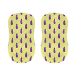 Cute Eggplant Pattern Print Bar Stool Covers