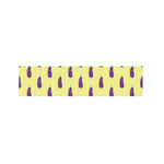 Cute Eggplant Pattern Print Bed Runner