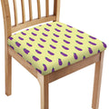 Cute Eggplant Pattern Print Chair Cushion Cover
