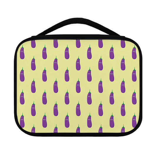 Cute Eggplant Pattern Print Classic Bible Case