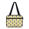 Cute Eggplant Pattern Print Double Strap Bible Bag