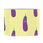 Cute Eggplant Pattern Print Drum Lamp Shade