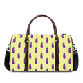 Cute Eggplant Pattern Print Duffel Bag